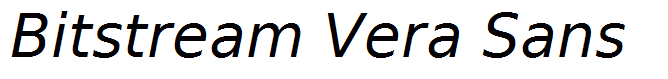 Bitstream Vera Sans