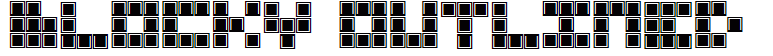 Blocky Outlined