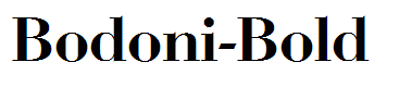 Bodoni-Bold