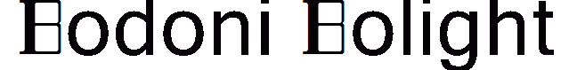 Bodoni Bolight
