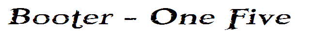 Booter - One Five