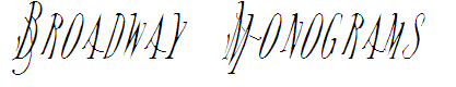 Broadway Monograms