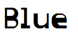 Blue