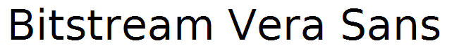 Bitstream Vera Sans