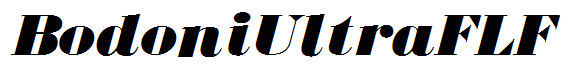 BodoniUltraFLF