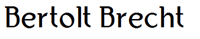 Bertolt Brecht