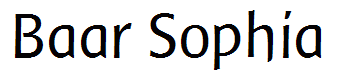 Baar Sophia