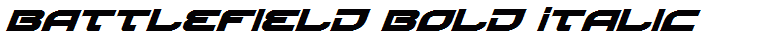 Battlefield Bold Italic
