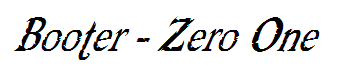 Booter - Zero One
