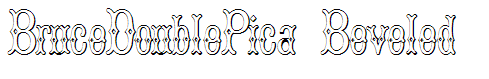 BruceDoublePica Beveled