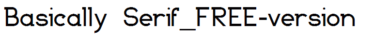 Basically Serif_FREE-version