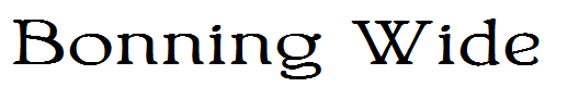 Bonning Wide