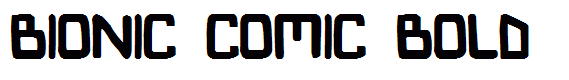 Bionic Comic Bold