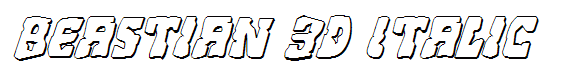 Beastian 3D Italic