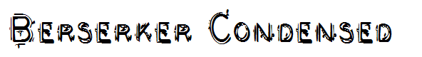Berserker Condensed