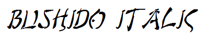 Bushido Italic
