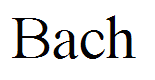 Bach