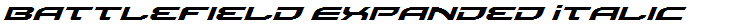 Battlefield Expanded Italic