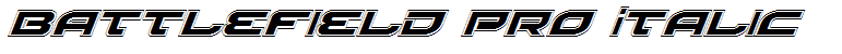 Battlefield Pro Italic