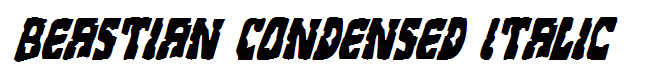 Beastian Condensed Italic