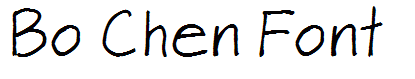 Bo Chen Font