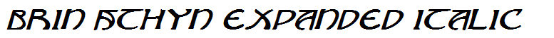 Brin Athyn Expanded Italic