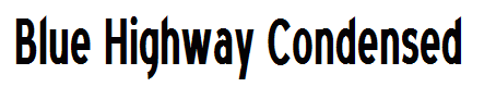 Blue Highway Condensed