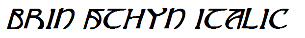 Brin Athyn Italic
