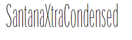 SantanaXtraCondensed
