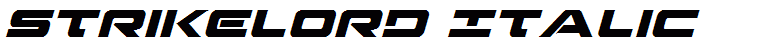 Strikelord Italic