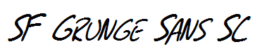 SF Grunge Sans SC