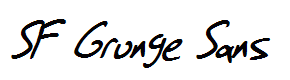 SF Grunge Sans