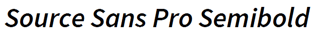 Source Sans Pro Semibold