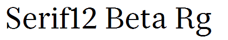 Serif12 Beta Rg