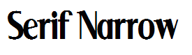 Serif Narrow
