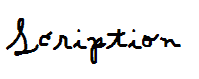 Scription