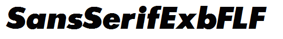 SansSerifExbFLF