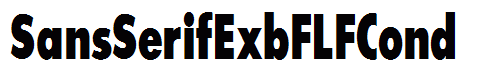 SansSerifExbFLFCond