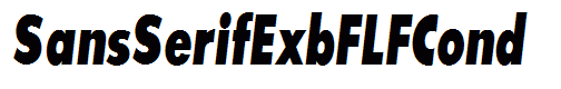 SansSerifExbFLFCond