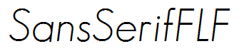 SansSerifFLF