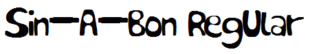 Sin-A-Bon Regular