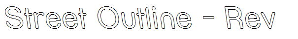 Street Outline - Rev