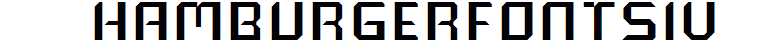  HAMBURGERFONTSIV 
