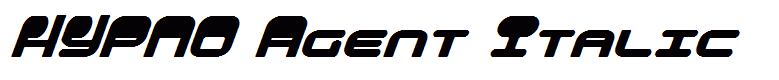 HYPNO Agent Italic