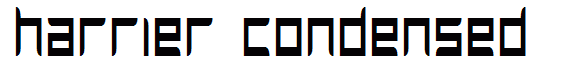 Harrier Condensed