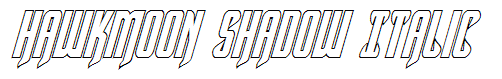 Hawkmoon Shadow Italic