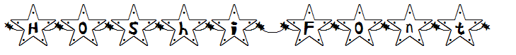 Hoshi Font