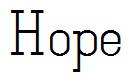 Hope