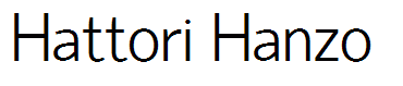 Hattori Hanzo