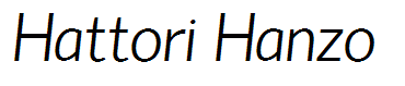 Hattori Hanzo